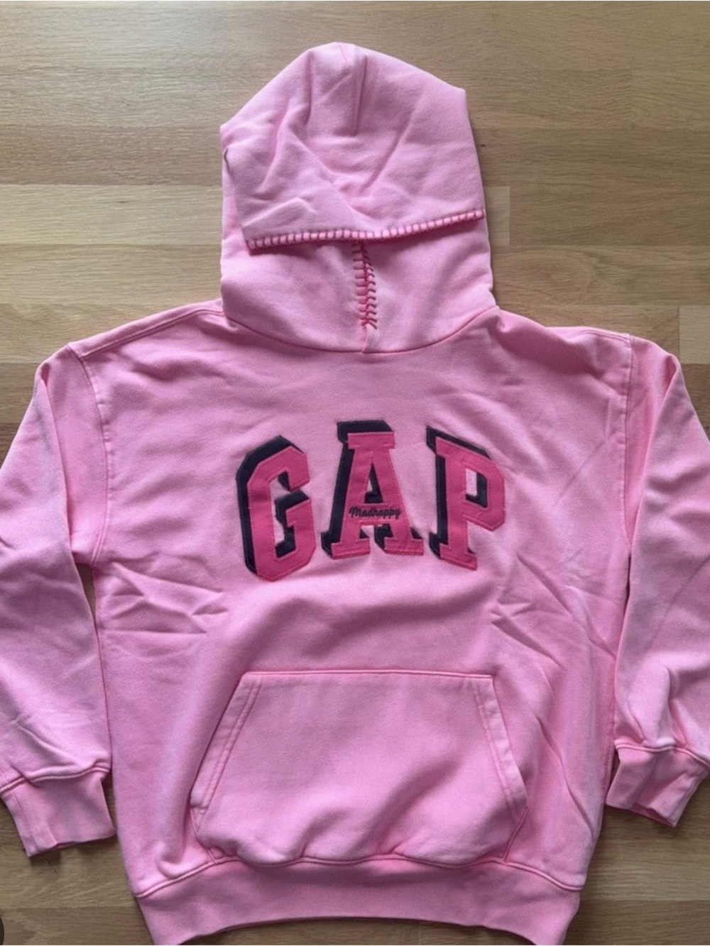 GAP X Mashable ‼️LIMITED EDITION‼️ Girls Sz 10 PINK Logo Hoodie